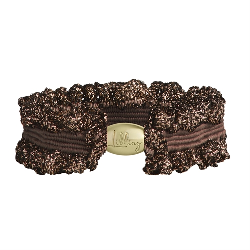 Libling Original Shimmer Hårelastik Nougat - GULD